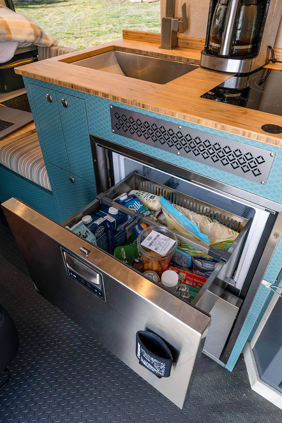 Vitrifrigo dual drawer stainless steel refrigerator