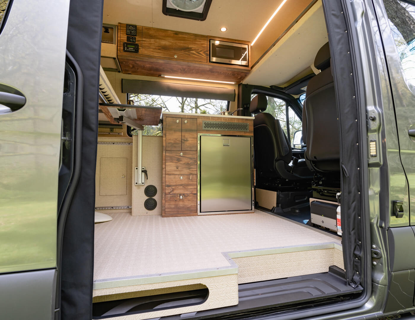2021 Mercedes-Benz Sprinter 144 High Roof 4WD Interior seat two sleep two