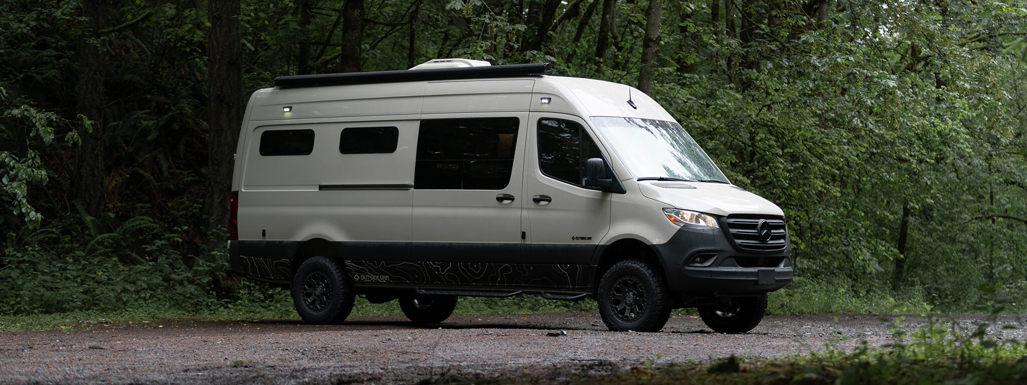 custom van conversion Trail Mix 2021 mercedes benz sprinter 170 4wd seat two sleep three