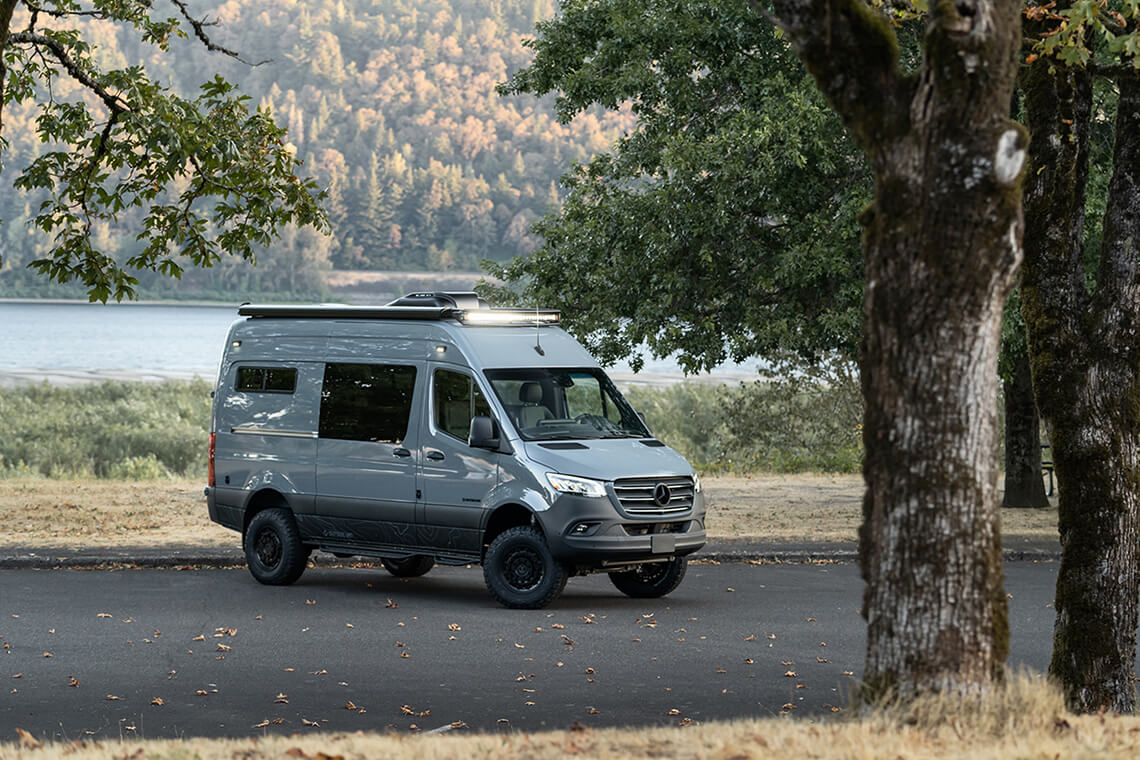 custom van conversion transporter 2022 mercedes benz sprinter 144 4wd