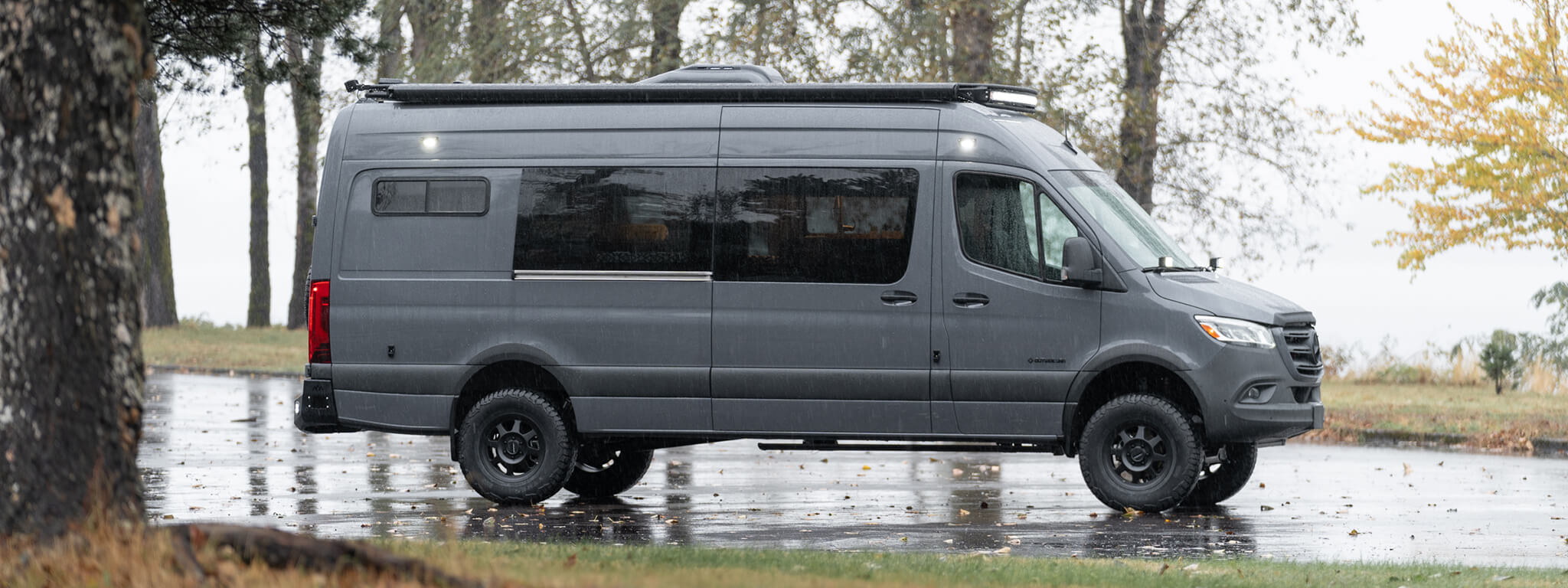 custom van conversion Mellifera Van 2022 mercedes benz sprinter 170 4wd seat two sleep three