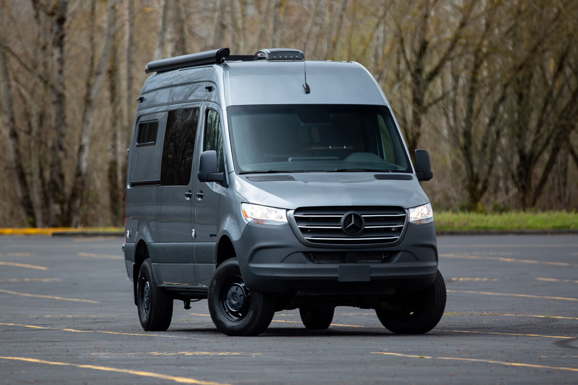 spindrift van conversion mercedes benz sprinter 144 conversion