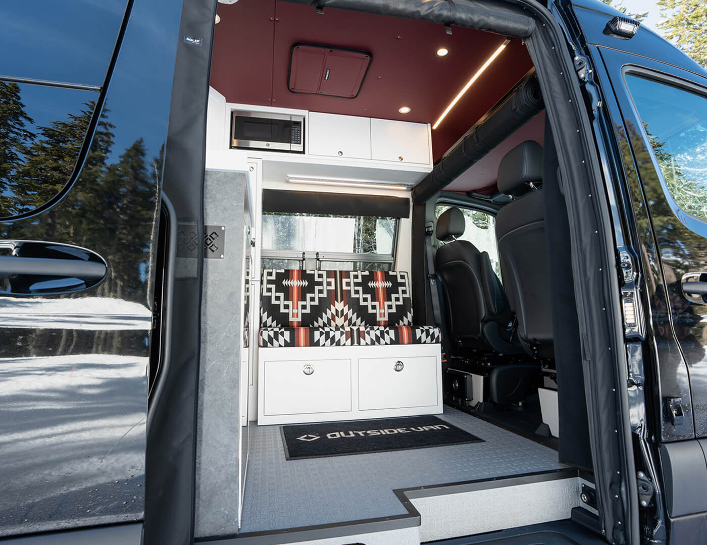 custom van conversion paramount 2021 mercedes benz sprinter 170 dually 4wd winter adventure van