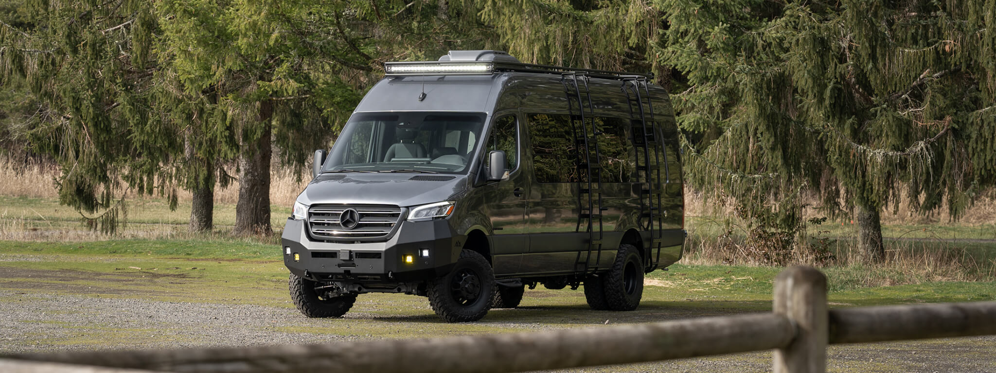 custom 2022 Mercedes-Benz Sprinter 170 high roof van 4WD seat five sleep four