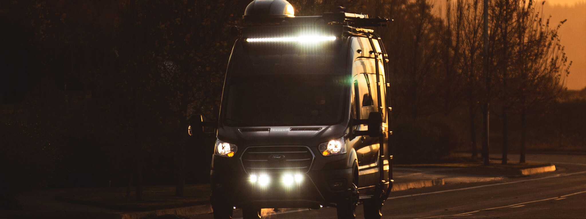 Get your custom built transit that is outfitted for all adventures